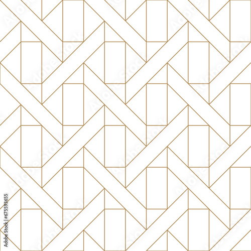 seamless geometric pattern in simple style. Line element