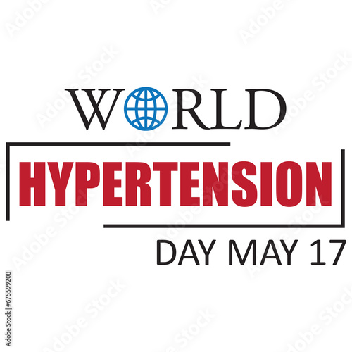 Free Download World Hypertension day is observed every year on May 17th. Creative vector illustration..eps - GFXLoad