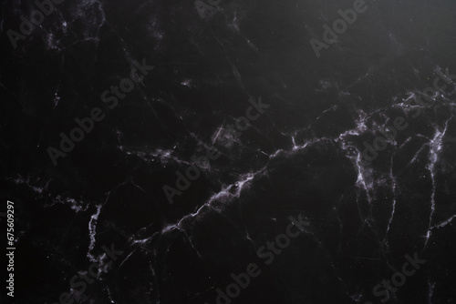 Texture of black marble with white veins