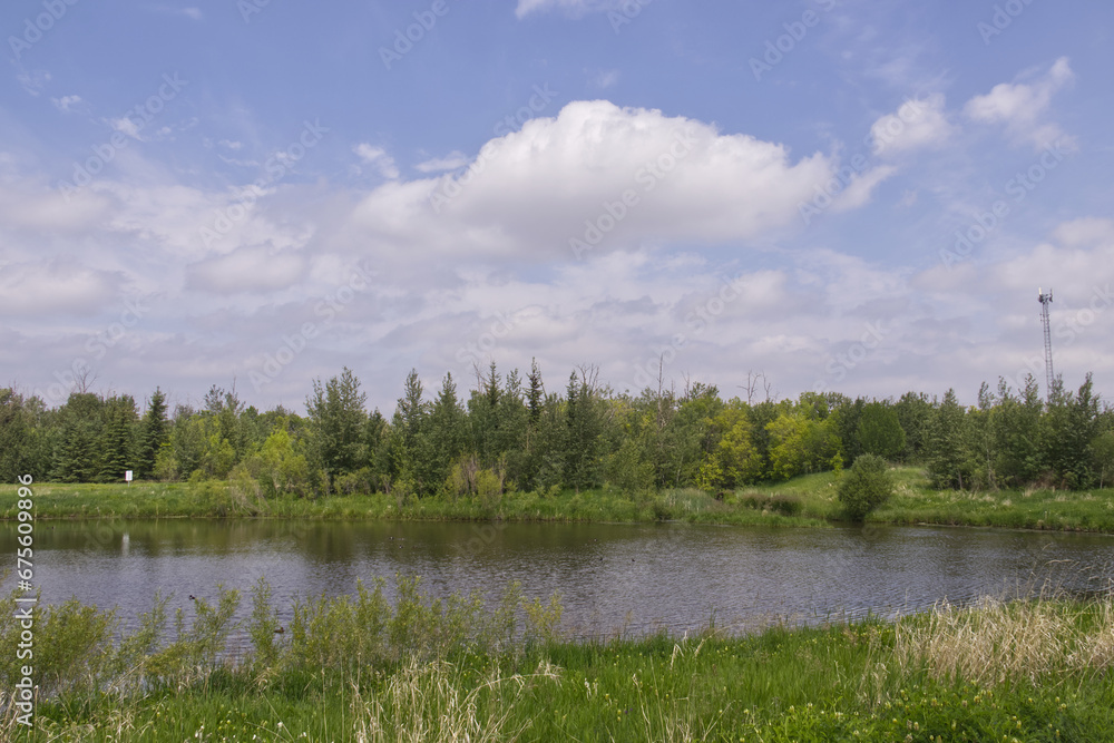 Rolling Clouds over Pylypow Wetlands in Late Spring