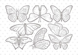 Butterfly Clipart SVG Cut File | Butterfly Stencil Svg | Butterflies Svg | Monarch Butterfly Svg | Butterfly Svg Bundle