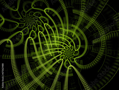 Imaginatory fractal abstract background Image