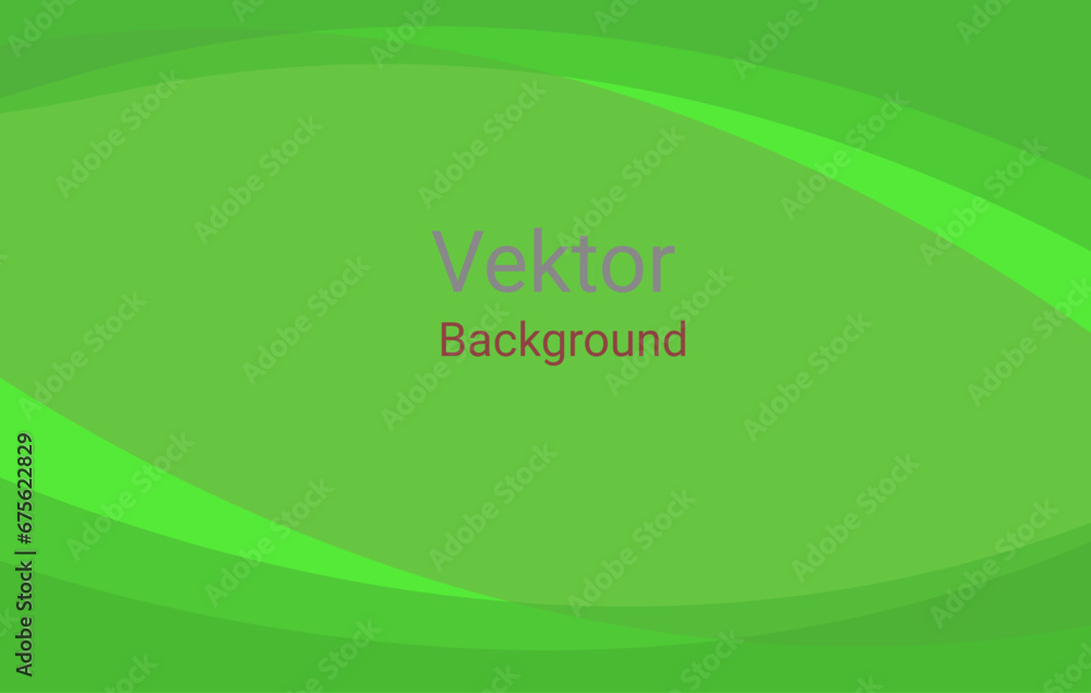 Green abstract Vector design with curved pattern. Green background for template Green abstract Vector design with curved pattern. Green background for template