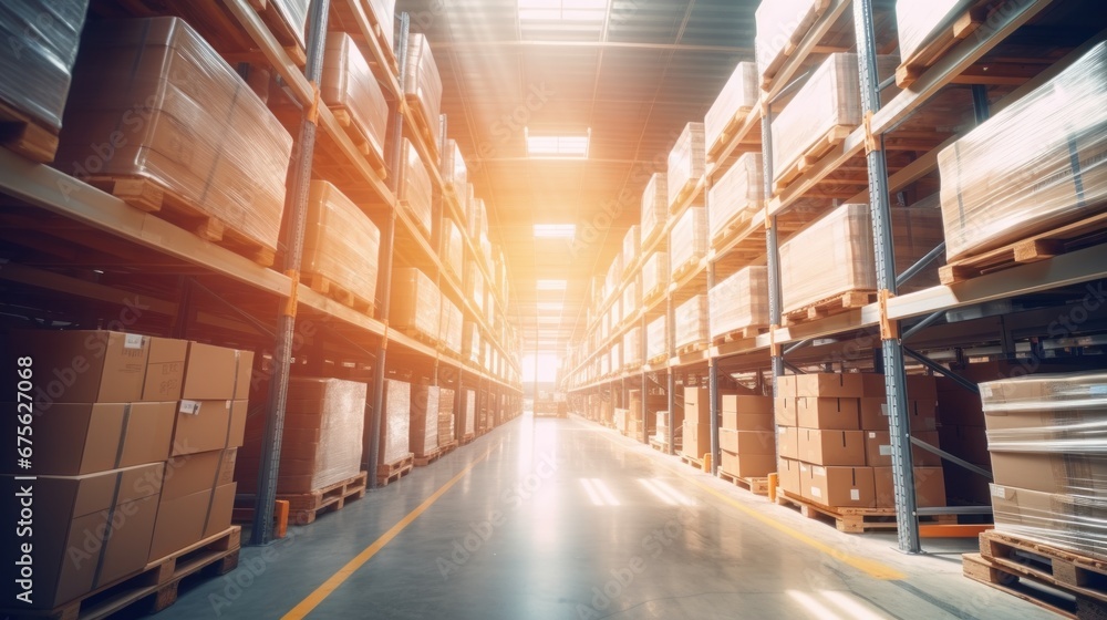 Walkways between warehouses, warehouses and workers, storage locations Walkways between warehouses, warehouses and workers, storage locations