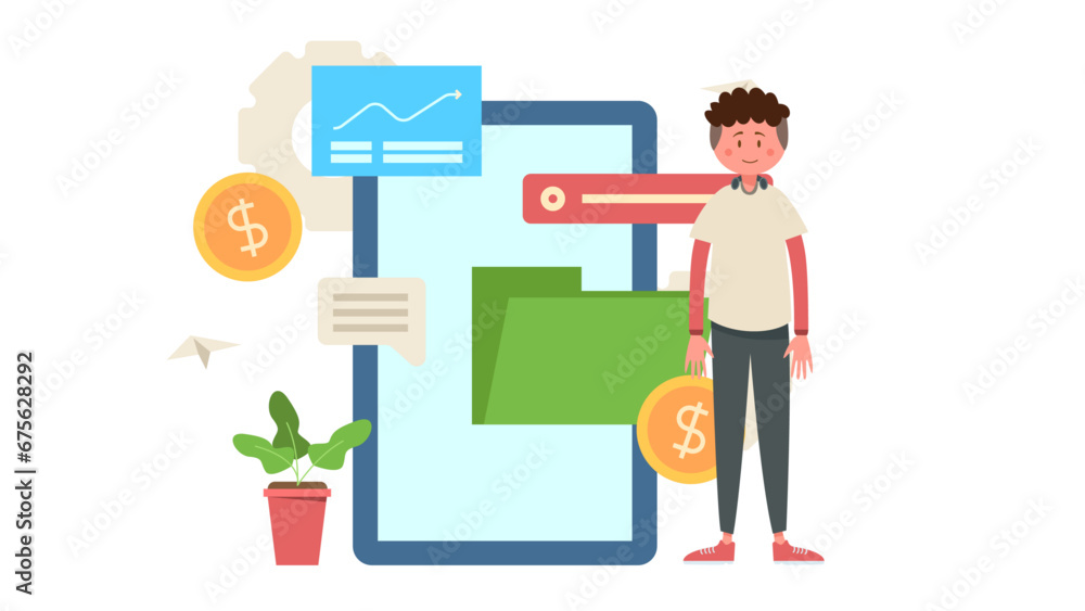 A man explain how become a sucessfully businessman A man explain how become a sucessfully businessman