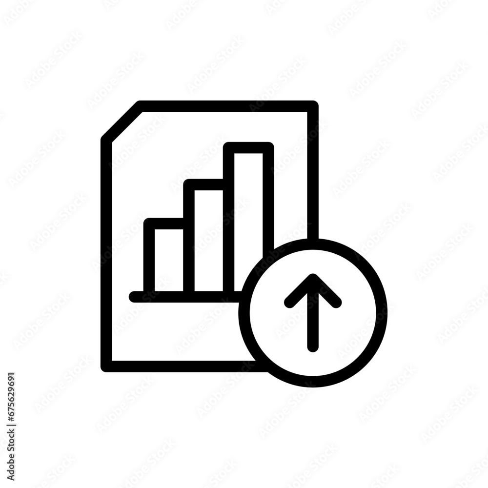 Growth analysis performance business icon with black outline style. business, analysis, growth, finance, financial, success, graph. Vector Illustration Growth analysis performance business icon with black outline style. business, analysis, growth, finance, financial, success, graph. Vector Illustration