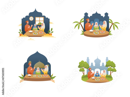 Mini Set of Sahoor and Break Fasting Family   Ramadan Set