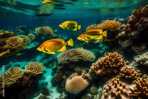 coral reef with fish Generated Ai © Sadaf