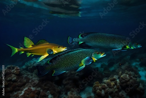 fish in the sea Generated Ai © Sadaf
