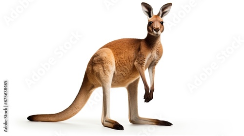 A Kangaroo isolated on white background