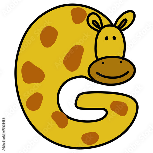 coloring alphabet for kids G