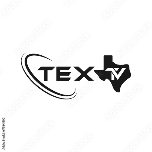 tex tv Chanel Logo Vector  Design 
