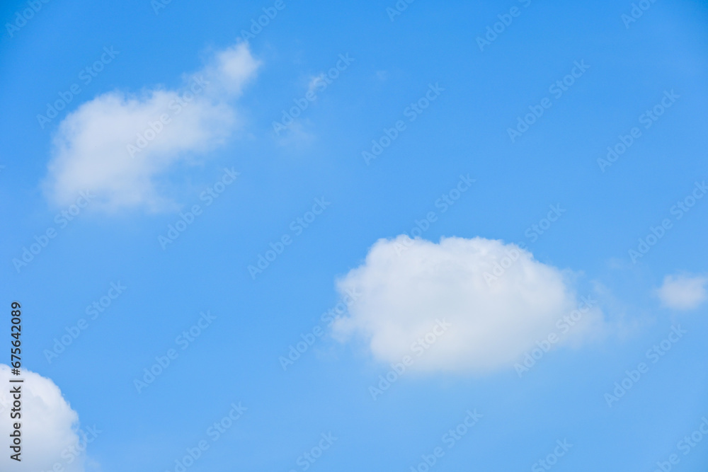 beautiful blue sky and white fluffy group of clouds with sunrise in the morning, natural background beautiful blue sky and white fluffy group of clouds with sunrise in the morning, natural background