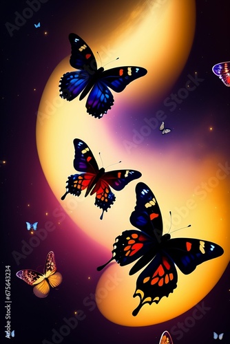 butterflies in the night © Syed