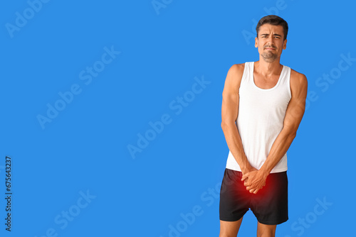 Young man with urologic dis...