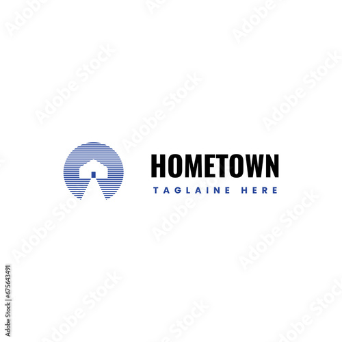Home logo design template.