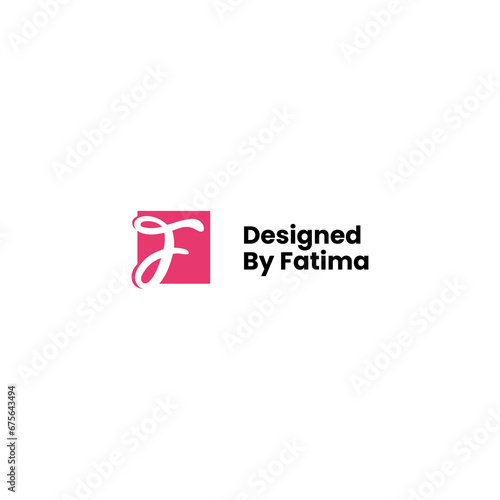 Letter F logo design template. Creative concept premium vector.