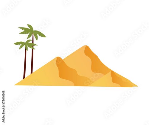 Desert With Palm Trees   Hajj Set 