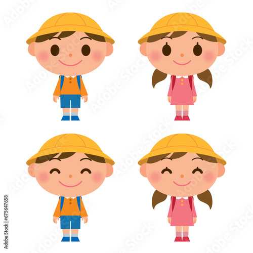 小学生 男子と女子