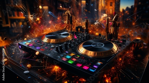 the DJ's music, making it a new year's night to remember.