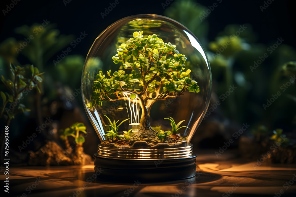tree planted inside a lamp on a lawn, plant in a glass, light bulb in the garden, tree in a glass, light bulb on green grass tree planted inside a lamp on a lawn, plant in a glass, light bulb in the garden, tree in a glass, light bulb on green grass