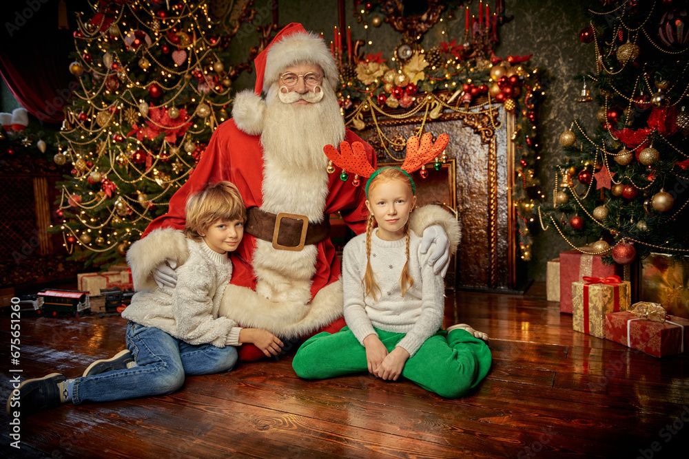 kids and Santa