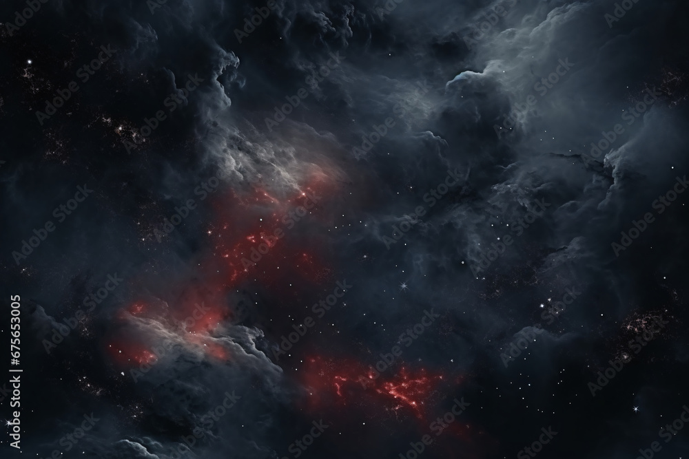 .Space Clouds Thunderstorm Smoke Abstract Background