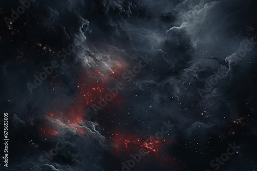 .Space Clouds Thunderstorm Smoke Abstract Background