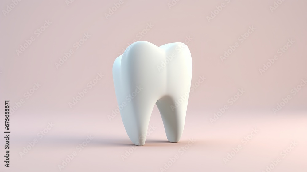 single tooth, white, solid background single tooth, white, solid background