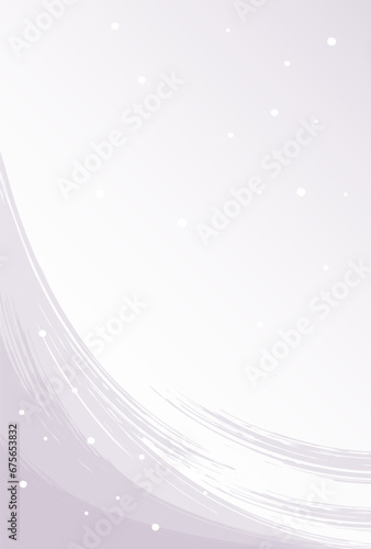 筆で描いたかすれのある背景　喪中　はがき