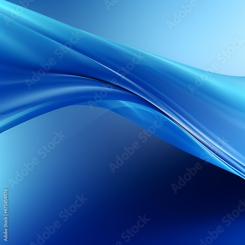 Digital technology blue rhythm wavy line abstract graphic poster web page background