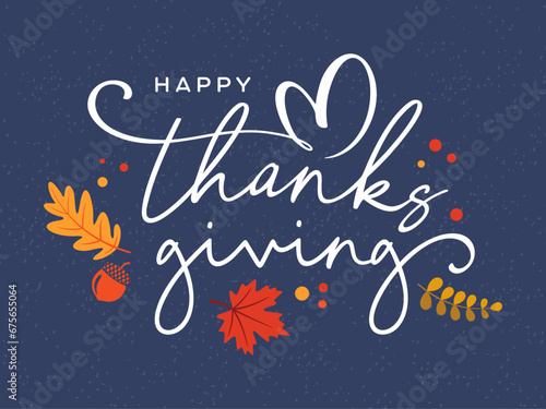 Printable thanksgiving cards for business, ads, banners, posters, invitations, greeting card & web, social media post with happy thanksgiving calligraphy lettering, text, logo, type, vector, USA