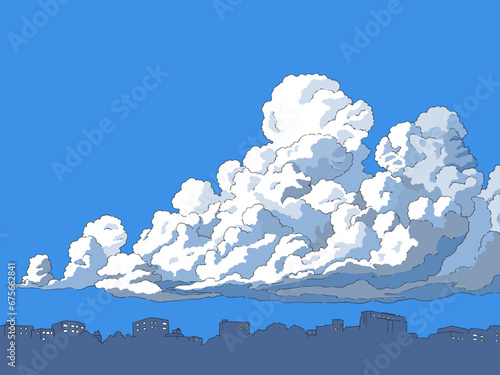 雲の見える風景