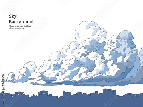 雲の見える風景