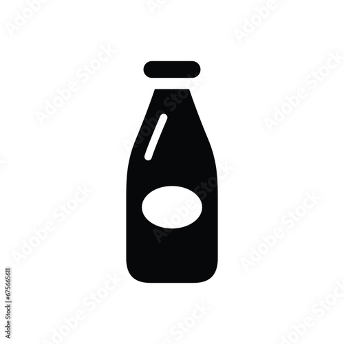 Cola soda bottle vector icon