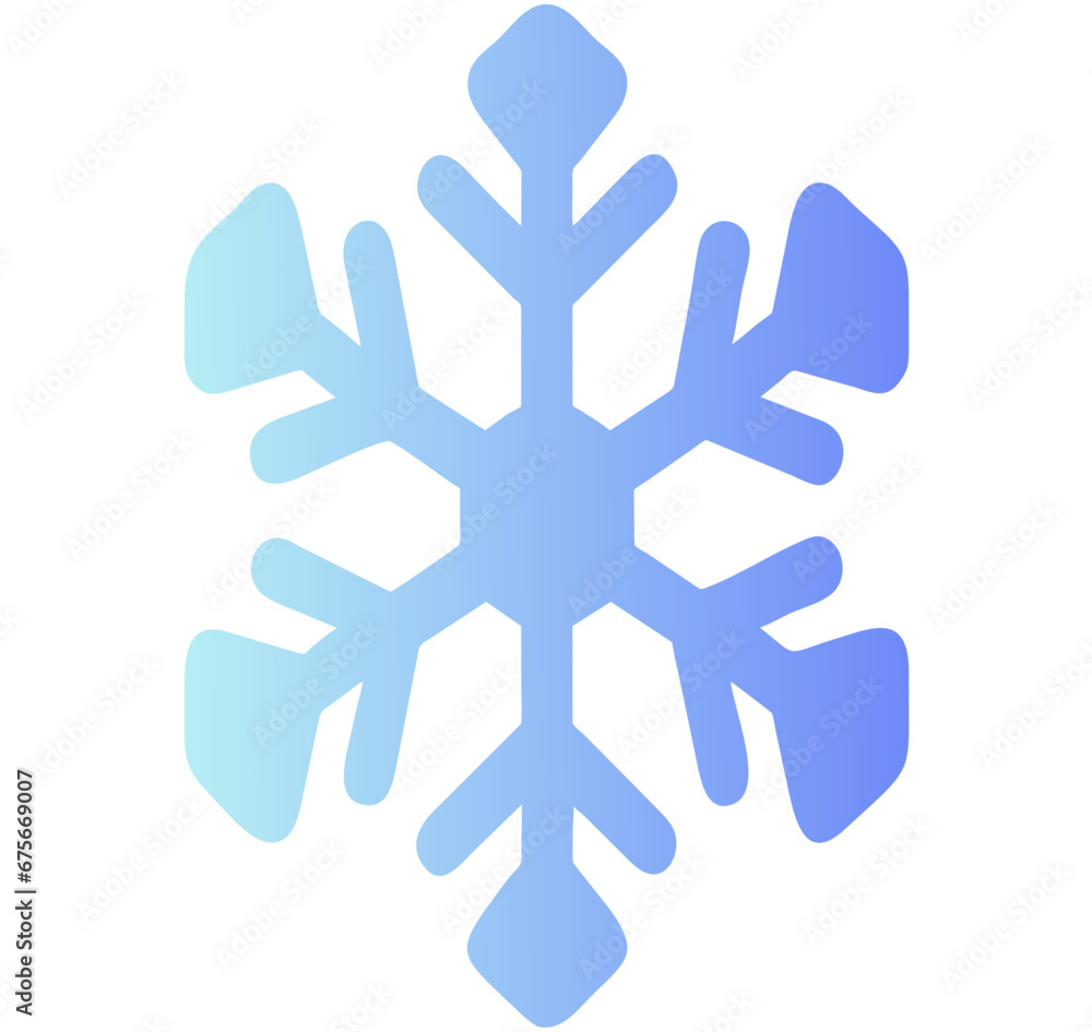 Obraz premium Snowflake vector 
