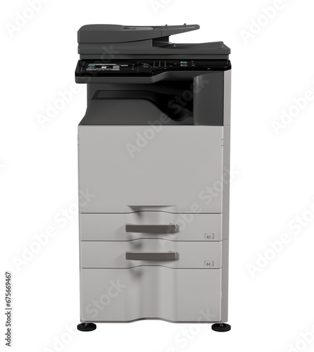 Foto The photocopier or photocopy machine