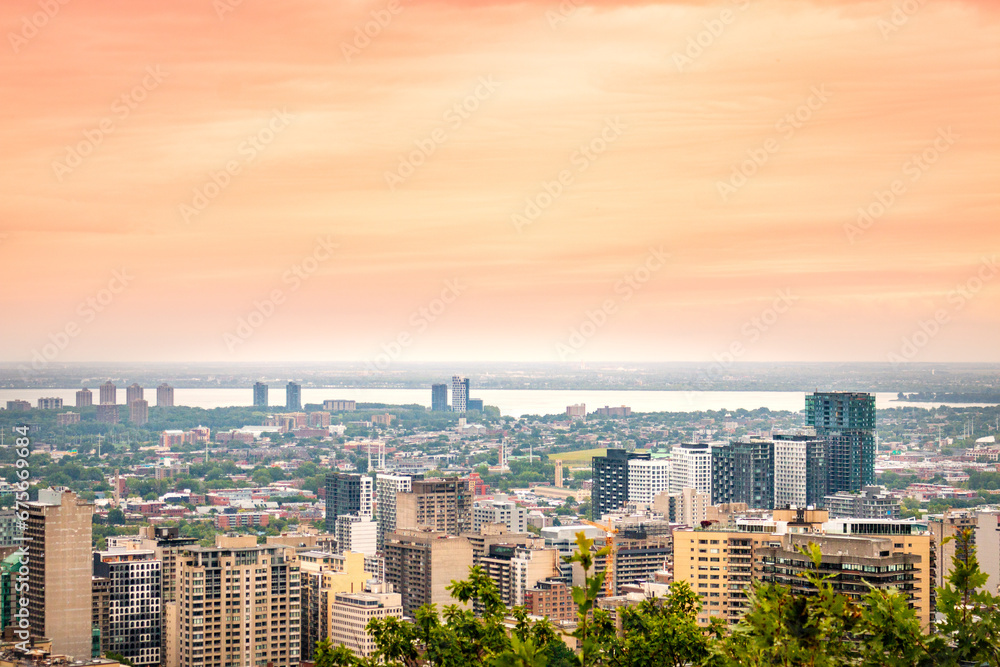 cityscape of Montréal, Canada