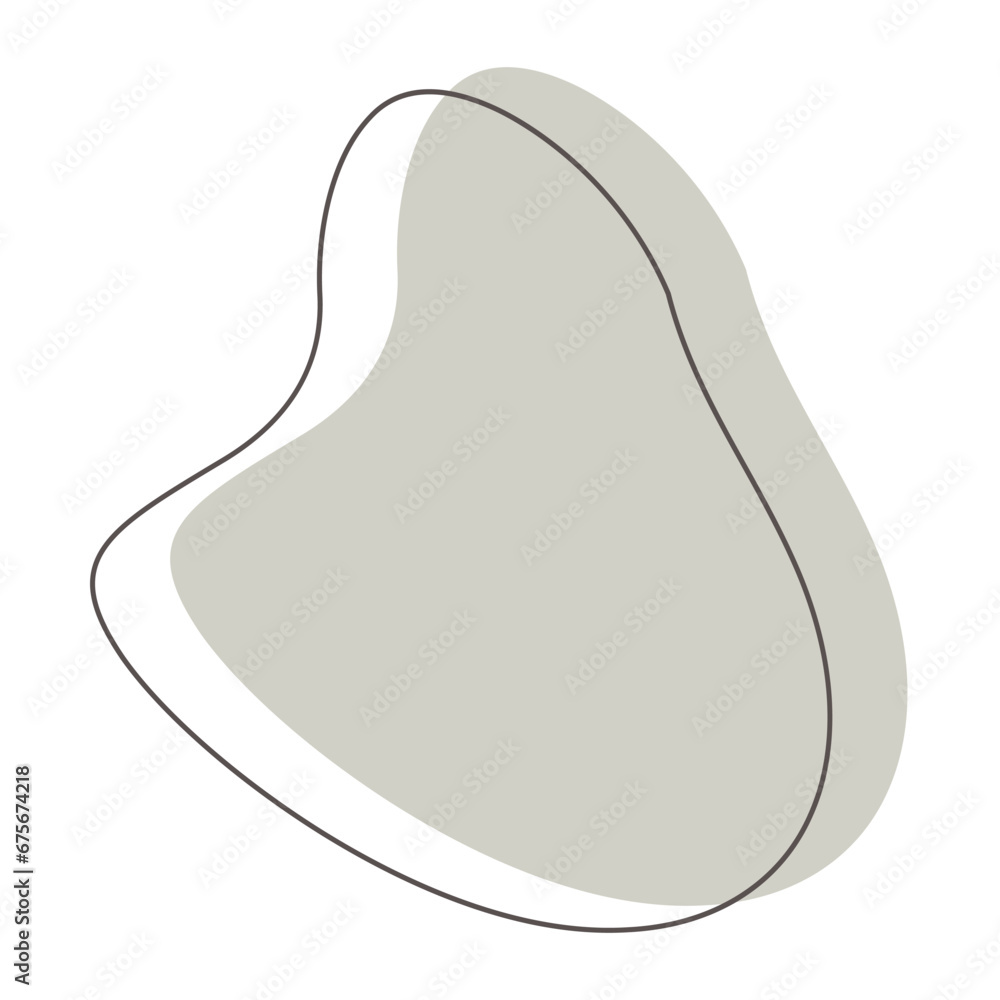 abstract grey blobs and outline for background abstract grey blobs and outline for background