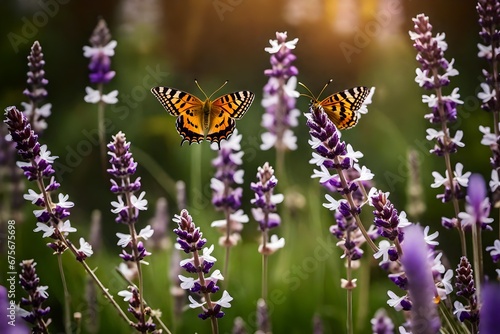 butterfly on lavender © Nimra