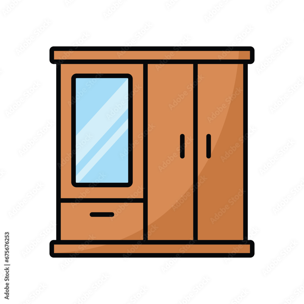 wardrobe icon vector design template simple and clean wardrobe icon vector design template simple and clean