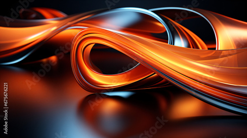 Abstract futuristic background 3d wallpaper