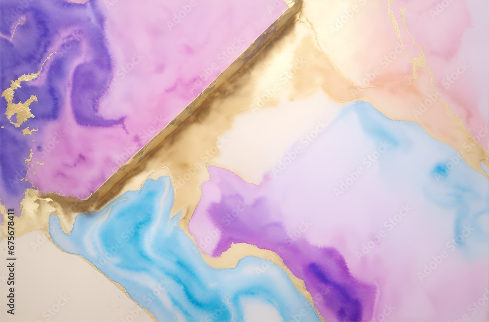 This abstract watercolor painting of a marble texture is a beautiful and versatile image that can be used in a variety of ways. the color is an eye-catcher and can add a touch of luxury to any design.