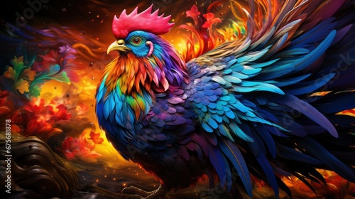 Chicken Farm Rural Stable Lots Chickens, Ultra Bright Colors, Background Images , Hd Wallpapers
