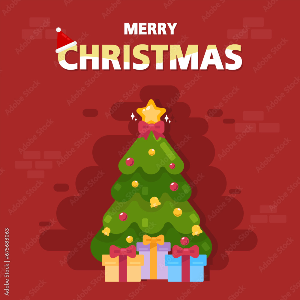 christmas tree with gifts christmas tree with gifts