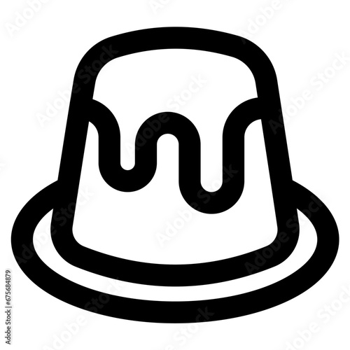 pudding icon vector illustration asset element