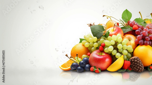 fruits on a white background © Nimra