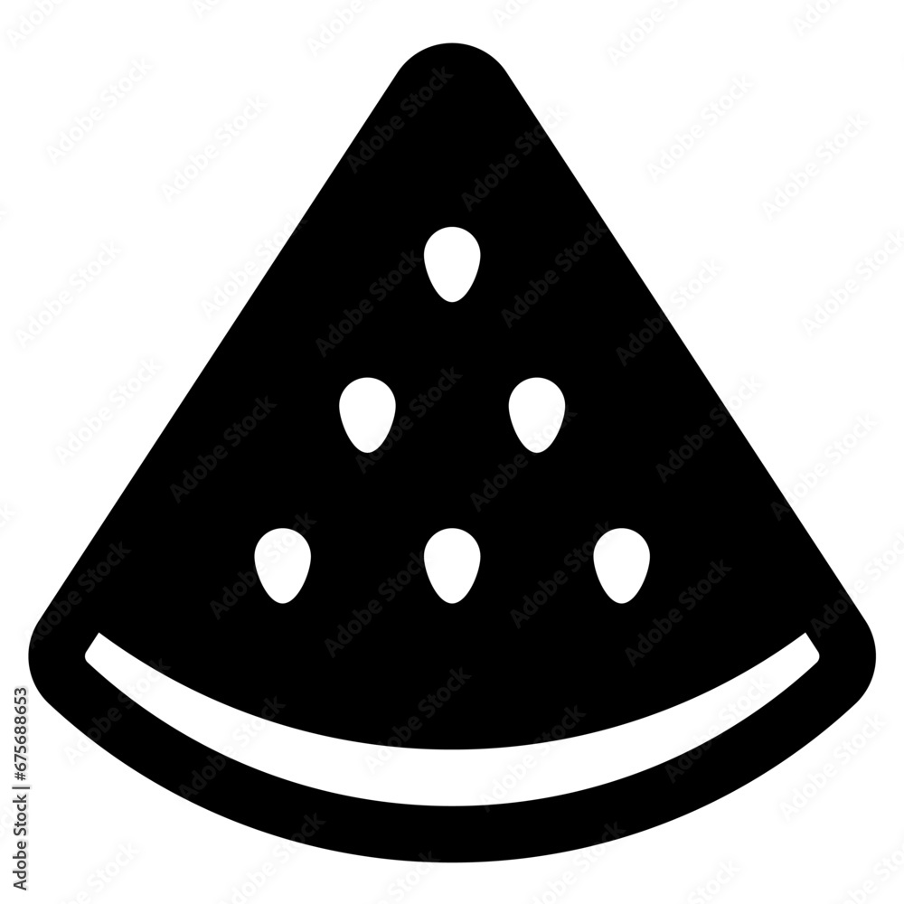 watermelon icon vector illustration asset element watermelon icon vector illustration asset element