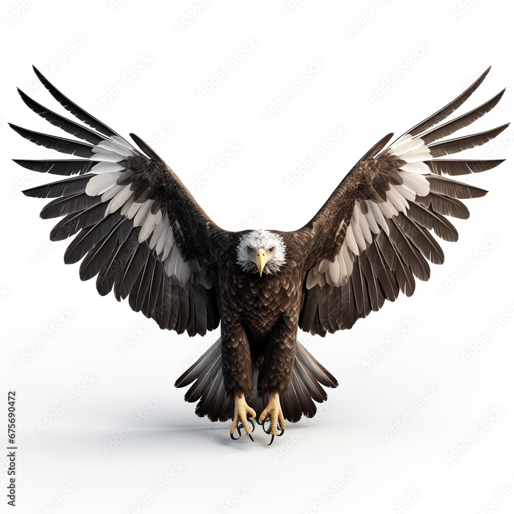 Naklejka premium eagle isolated on white