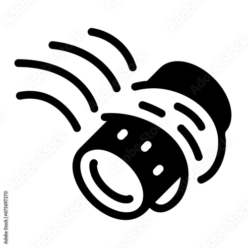 hair roller Solid icon